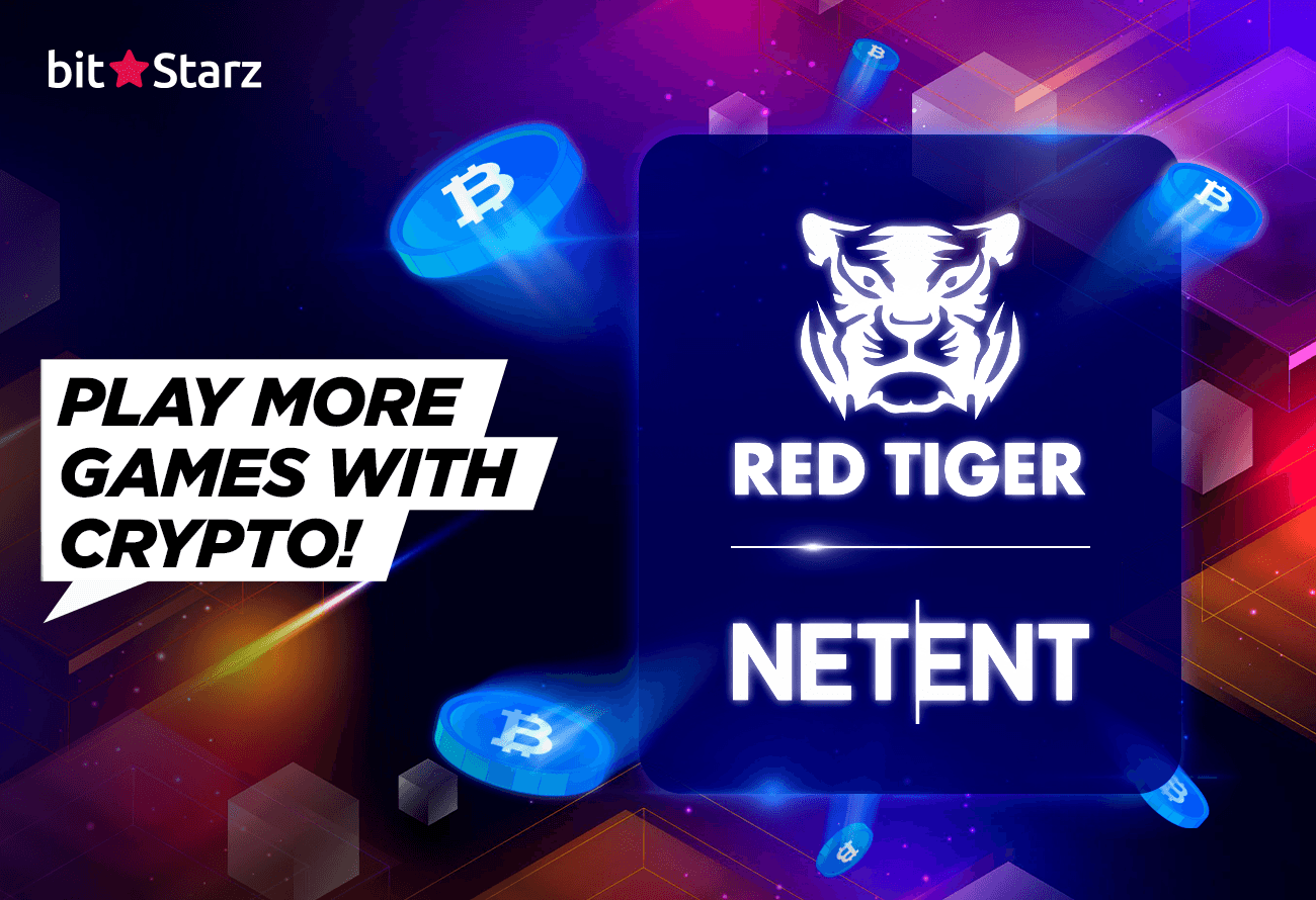 Red Tiger and NetEnt Games Now Available for Crypto