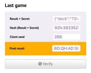 cards data