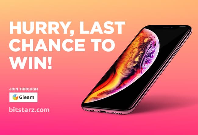Hurry!-BitStarz-iPhone-XS-Max-Giveaway-Ends-Tomorrow!