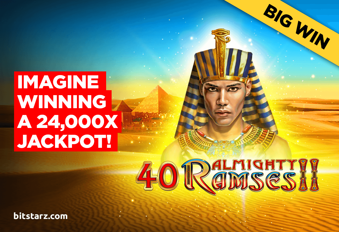 BitStarz-Player-Triggers-24,000x-Jackpot-on-40-Almighty-Ramses-II