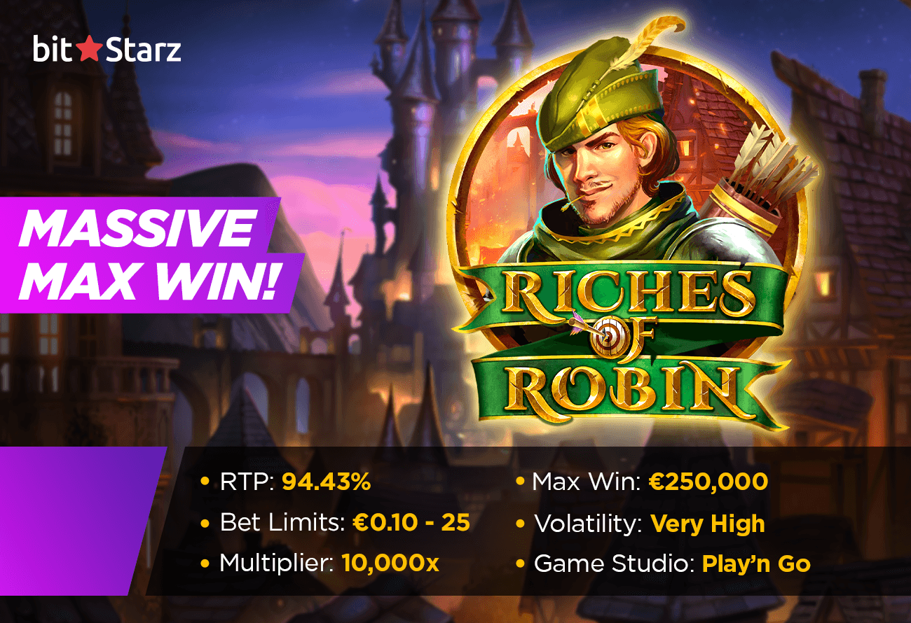 Aim-your-bow-at-the-€250000-jackpot-in-Riches-of-Robin-slot!