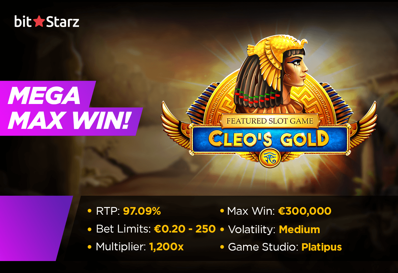 Lost-treasures-of-Ancient-Egypt-are-found-in-Cleo’s-Gold-slot!