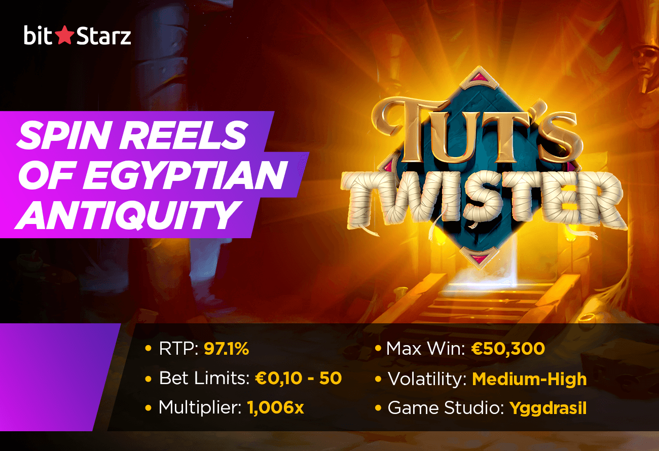 Tut’s-Twister-slot-brings-new-life-to-Ancient-Egypt!