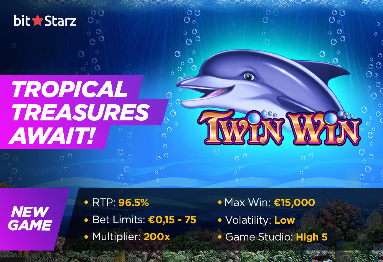 Dive into Twin Win slot to find treasures on the reef of riches!
