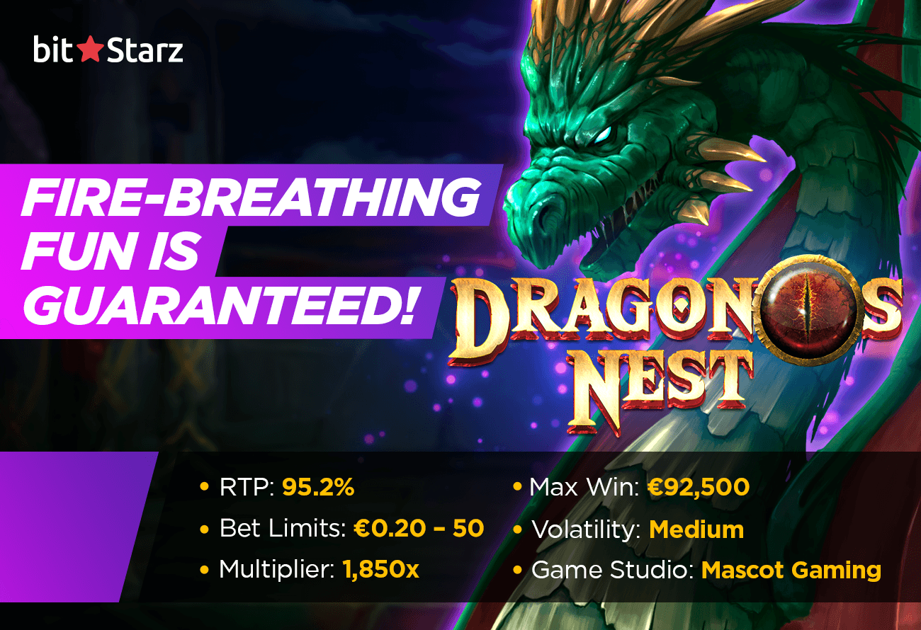 Steal the winged serpent’s eggs in new game Dragon’s Nest slot!