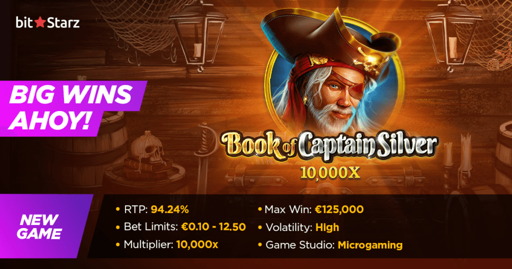 Set Sail Towards Mighty Wins With Book of Captain Silver Slot
