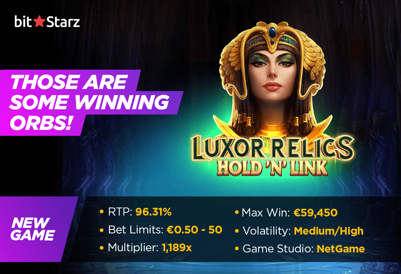 Search the Desert Sands for Riches in New Luxor Relics Slot