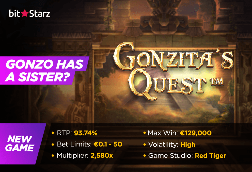 Gonzo’s Twin Is Doing Her Own Thing in Gonzita’s Quest Slot!