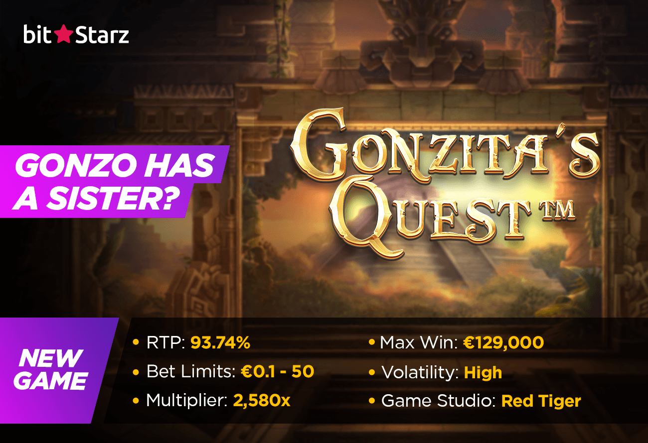 Gonzo’s Twin Is Doing Her Own Thing in Gonzita’s Quest Slot!