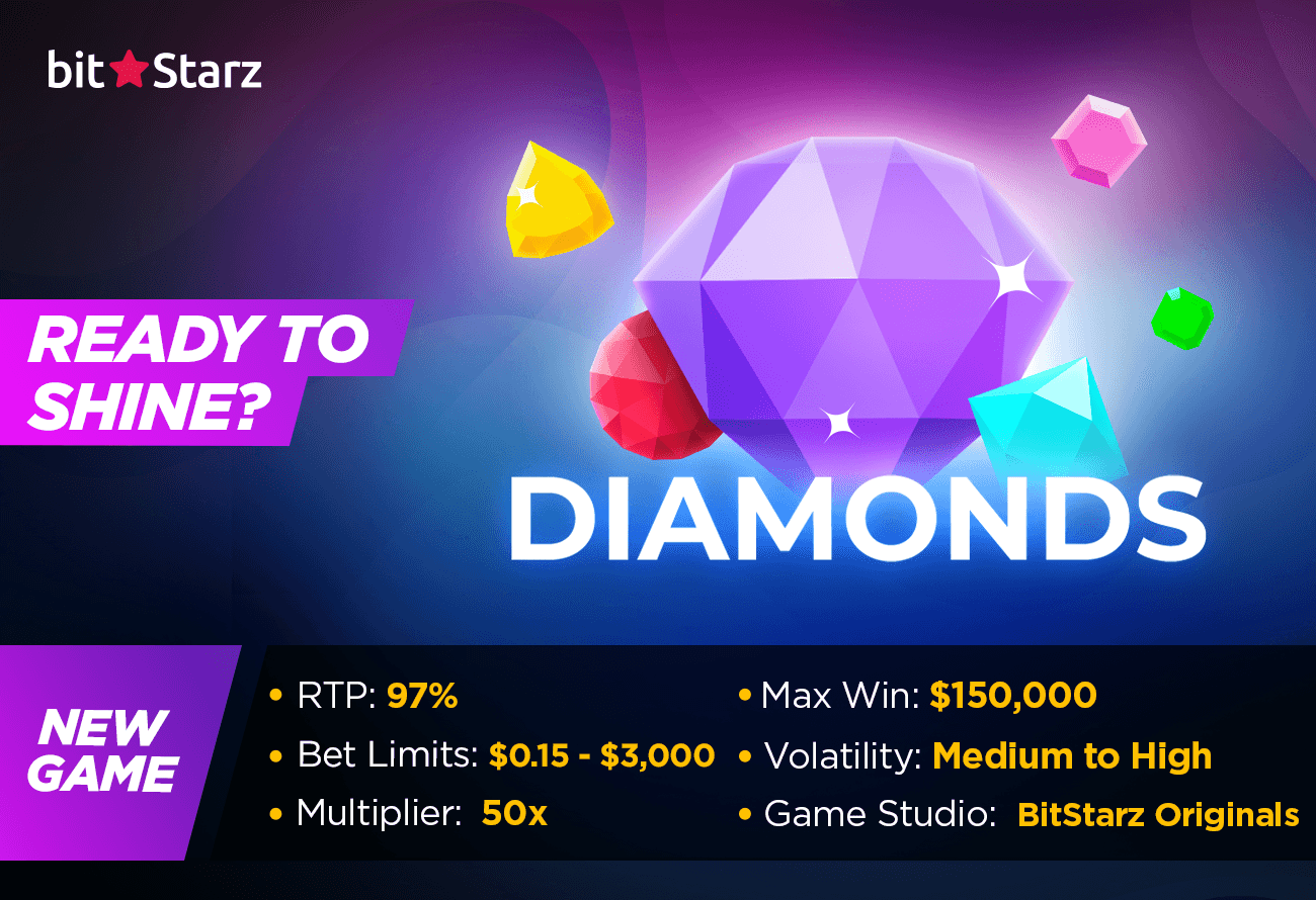Diamonds: Our New BitStarz Originals Game Is Here!