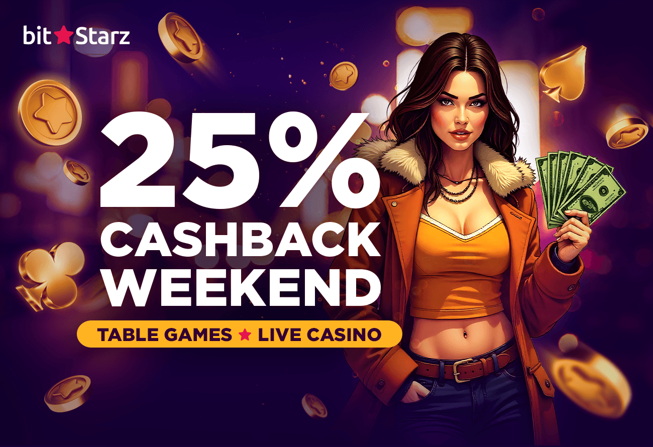 Get 25% Back at the Tables This Cashback Weekend!