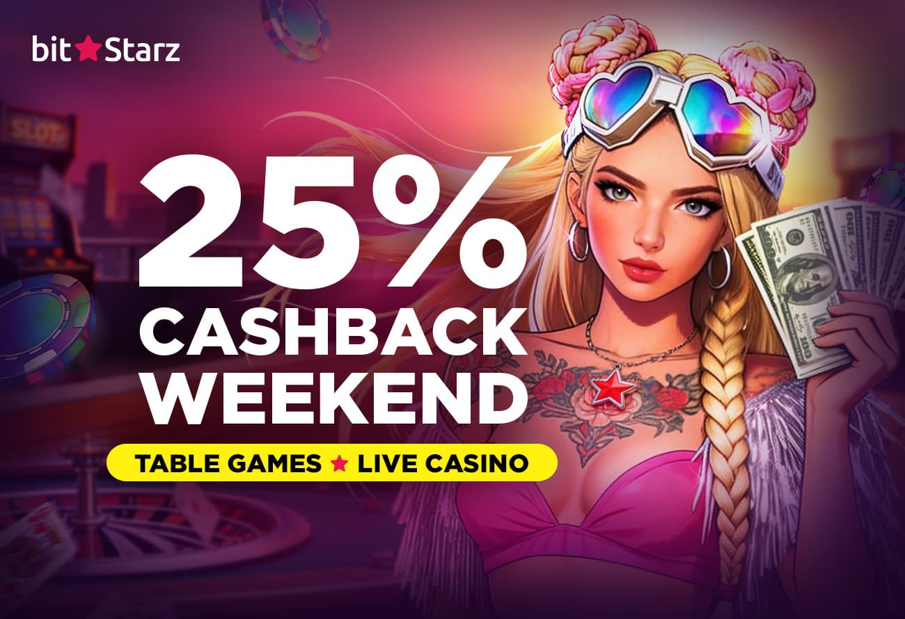 Your Safety Net Is Back – It's Cashback Weekend at BitStarz!