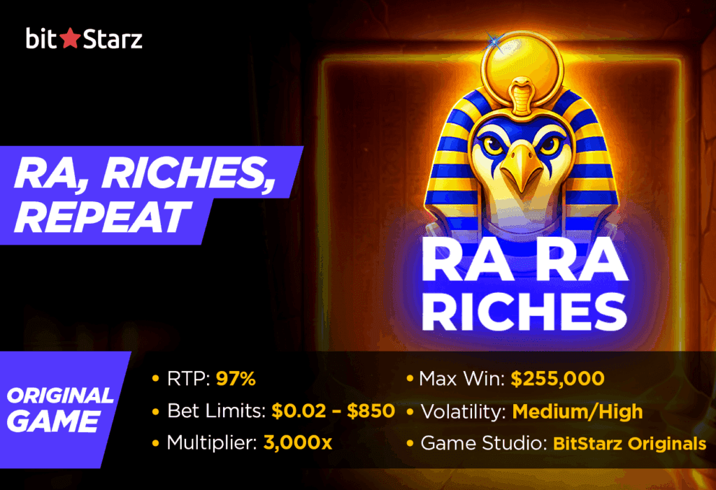 Ra-Ra-Riches-Slot-Joins-the-BitStarz-Originals-Vault