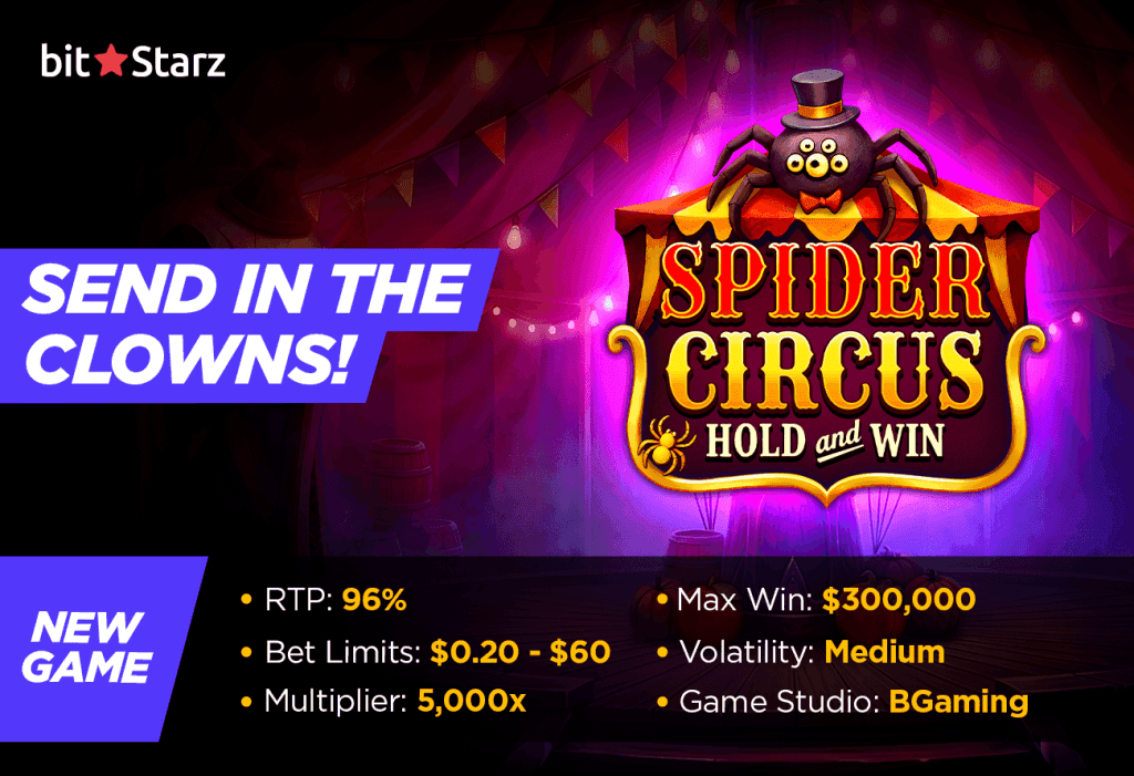 Spider-Circus-Hold-and-Win-Slot-Has-Eight-Legs-and-No-Shame
