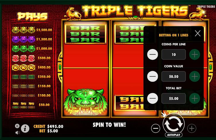 Tripple Tigers slot
