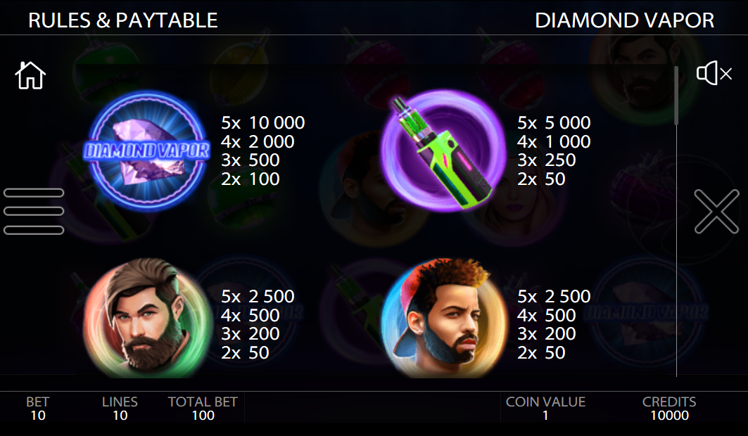 Diamond vapor 2