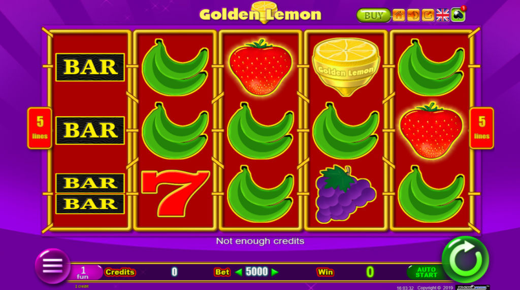 golden lemon slot