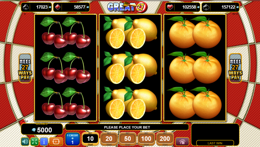great 27 slot