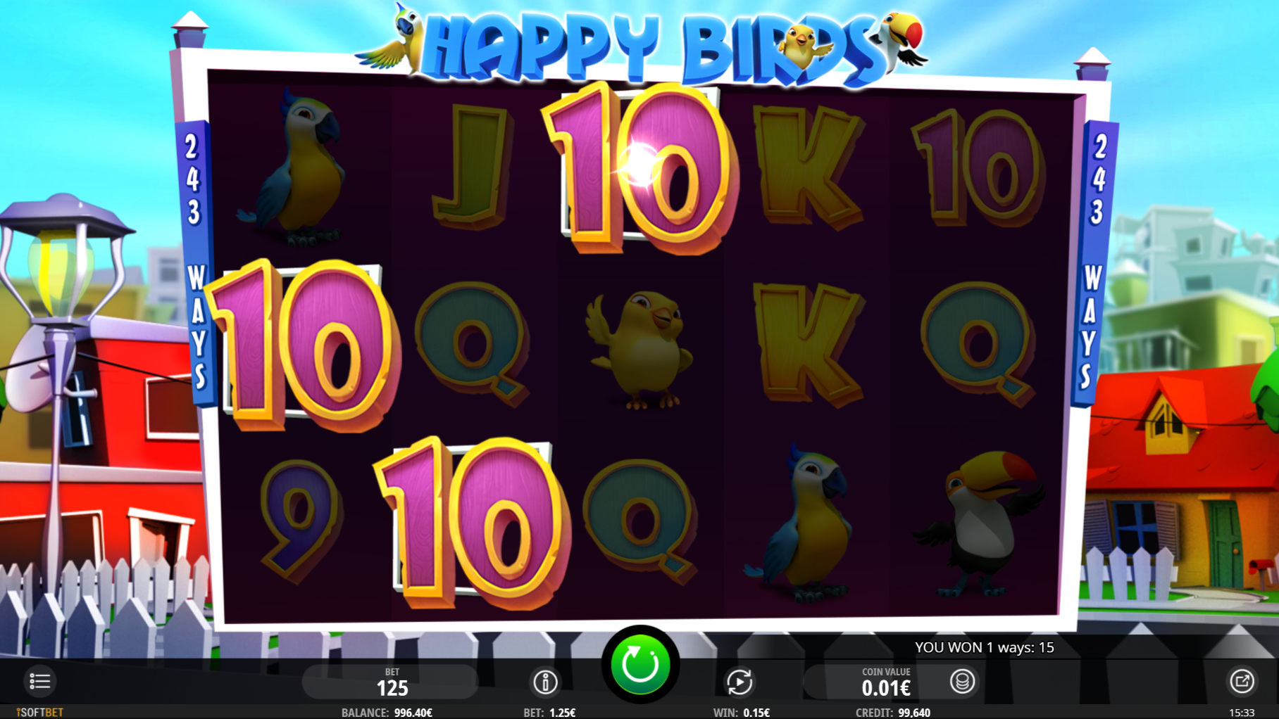 Happy birds bonus