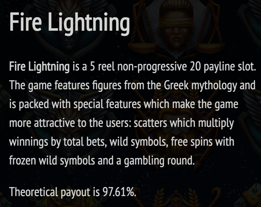 fire lightning