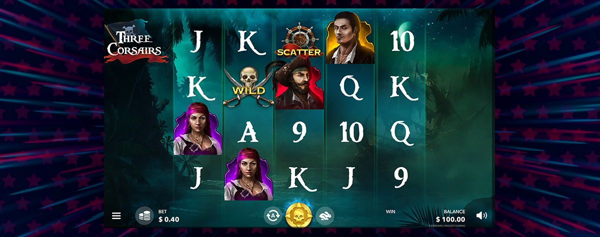 Three Corsaris Slot Gameplay