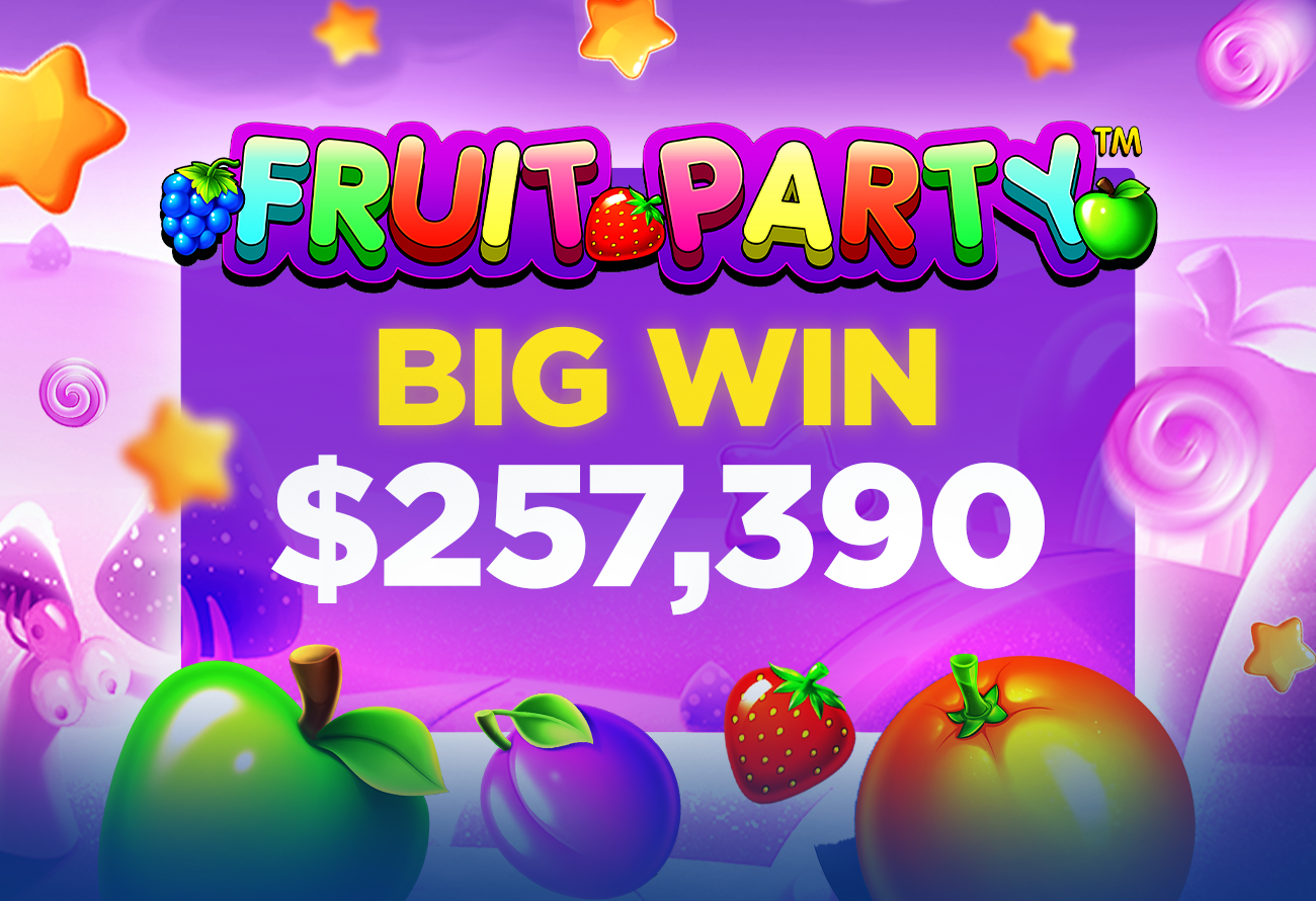 $257,390_BIG_WIN_Pragmatic_Play’s_Fruit_Party_Slot_Does_It_Again!__