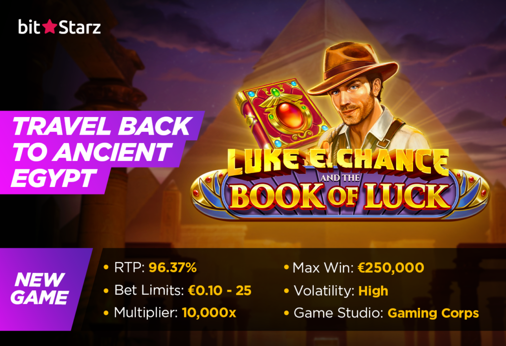 Win-with-the-Pharaohs-in-Luke-E-Chance-and-the-Book-of-Luck-Slot