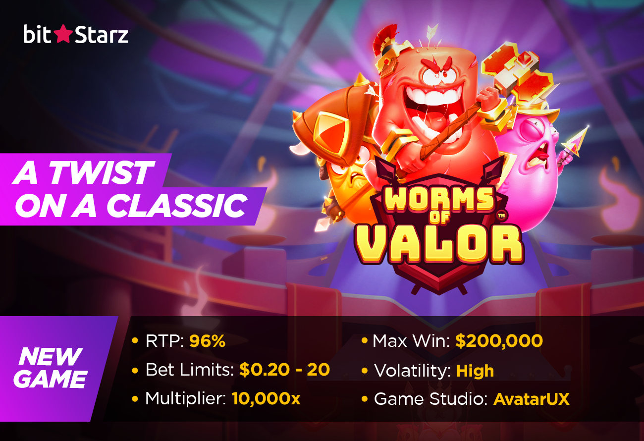 The-Worms-Go-with-Melee-Weapons-in-Worms-of-Valor-Slot