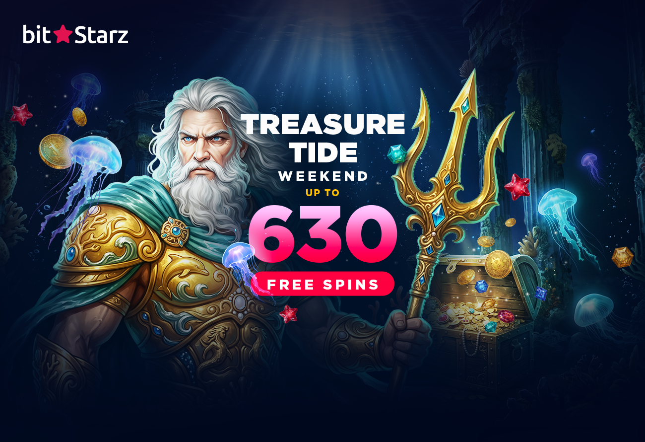 Ride the Wave to 630 Free Spins This Treasure Tide Weekend