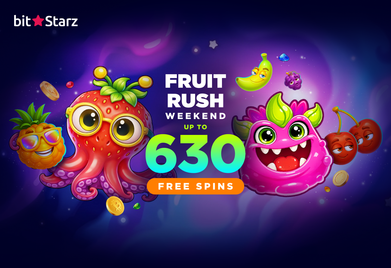630 Free Spins, One Weekend: Fruit Rush at BitStarz