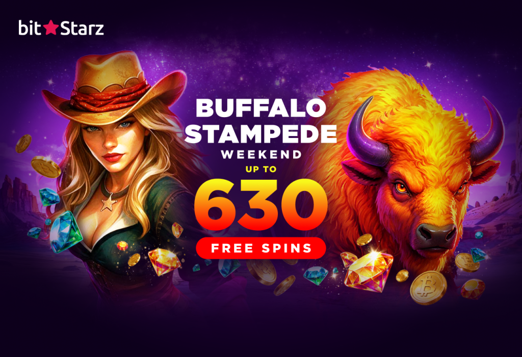 Buffalo Stampede Free Spins Weekend: 630 Reasons to Deposit